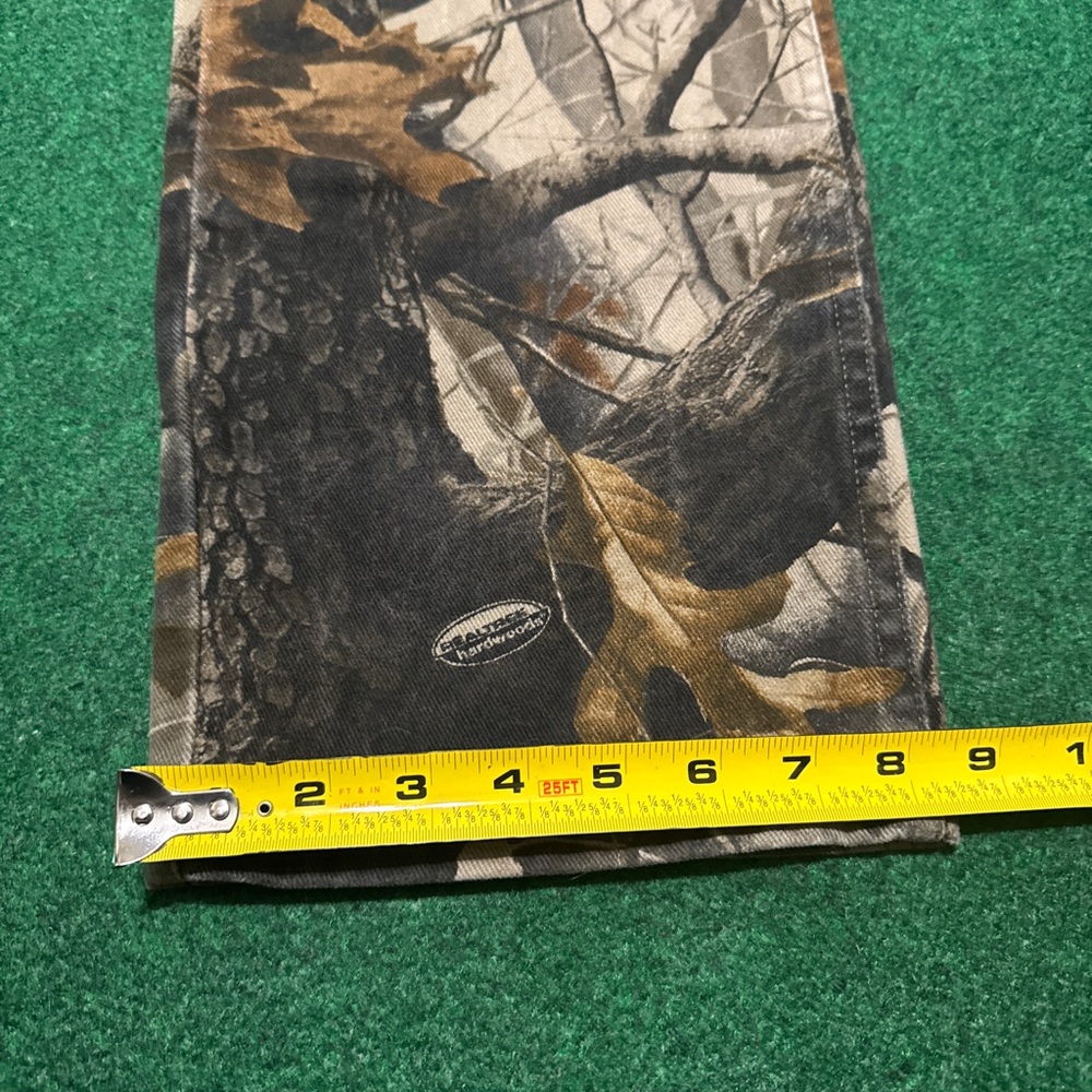 Vintage Wrangler Realtree Pro Gear 34x30 Camo Wide Leg Baggy Hip Hop Pants - Picture 7 of 10